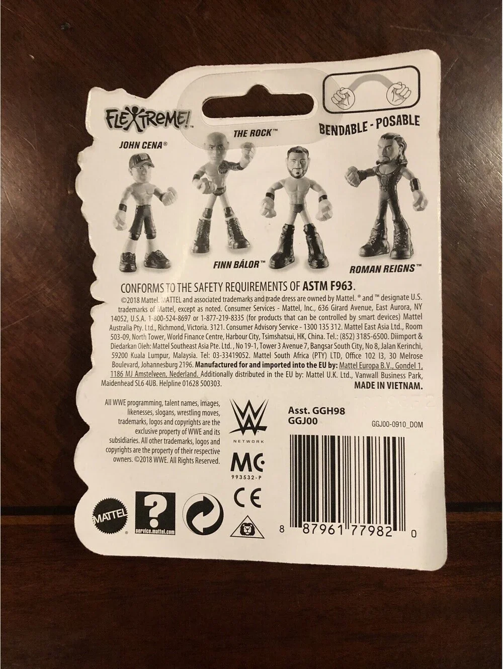 WWE THE ROCK FLEXTREME MATTEL Dwayne Johnson NEW Toy
